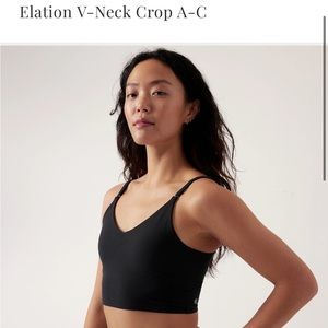Athleta V-Neck Elation Crop!